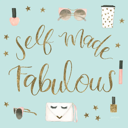 Boss Ladies VIII Mint by Jenaya Jackson. SKU 42901a. Archival Giclee Fine art print for wall decor.