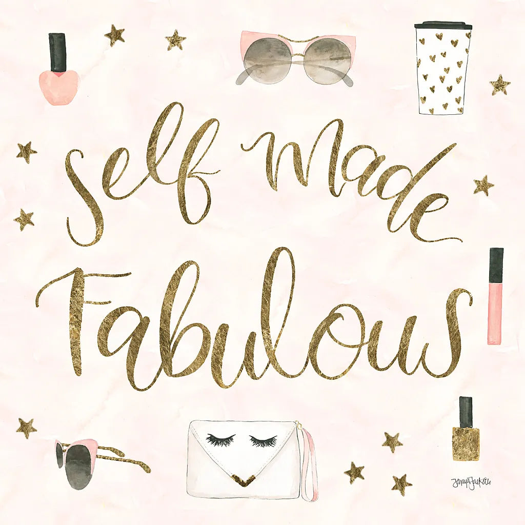 Boss Ladies VIII Pink by Jenaya Jackson. SKU 42763a. Archival Giclee Fine art print for wall decor.