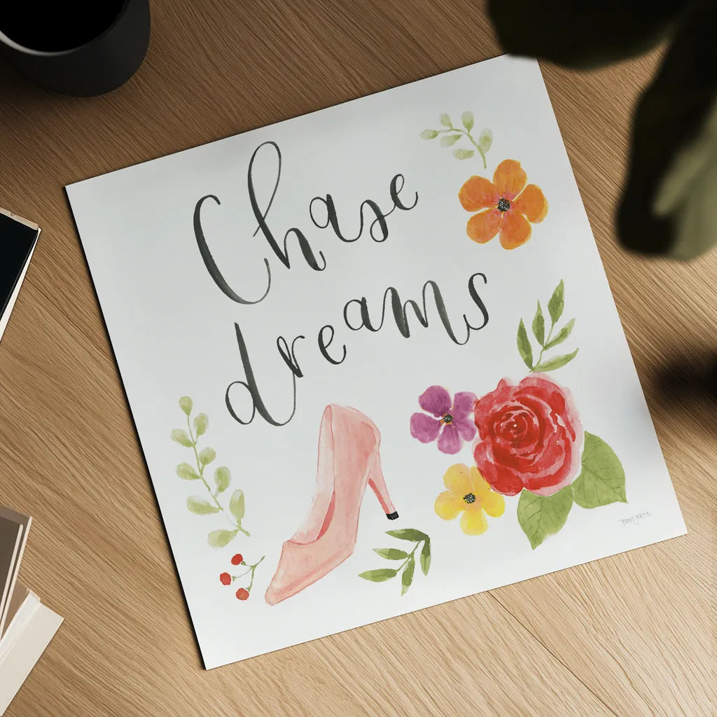 Chase Dreams I Autumn by Jenaya Jackson. Shown as a detailed flat fine art print, highlighting archival giclee quality. Available as an archival giclee rolled canvas, fine art paper, or poster print. SKU 59333a.