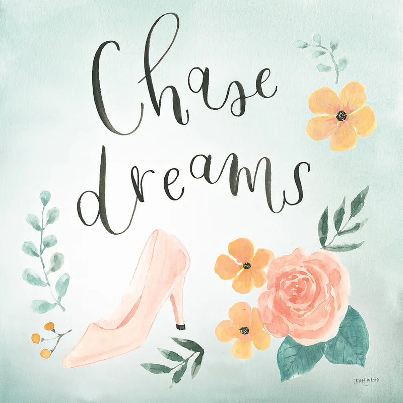 Chase Dreams I Green by Jenaya Jackson. SKU 56190a. Archival Giclee Fine art print for wall decor.