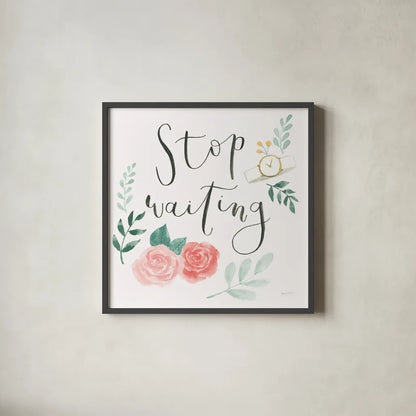 Chase Dreams II by Jenaya Jackson. Shown in a sleek black glass frame for a contemporary gallery look. Available as an archival giclee rolled canvas, fine art paper, or poster print. SKU 56187a.