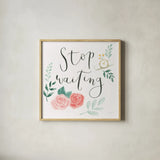 Chase Dreams II by Jenaya Jackson. Shown in a natural wood glass frame for a timeless modern aesthetic. Available as an archival giclee rolled canvas, fine art paper, or poster print. SKU 56187a.