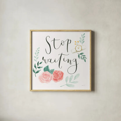 Chase Dreams II by Jenaya Jackson. Shown in a natural wood glass frame for a timeless modern aesthetic. Available as an archival giclee rolled canvas, fine art paper, or poster print. SKU 56187a.