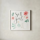 Chase Dreams III by Jenaya Jackson. Shown in a crisp white glass frame for a clean and minimalist style. Available as an archival giclee rolled canvas, fine art paper, or poster print. SKU 56188a.