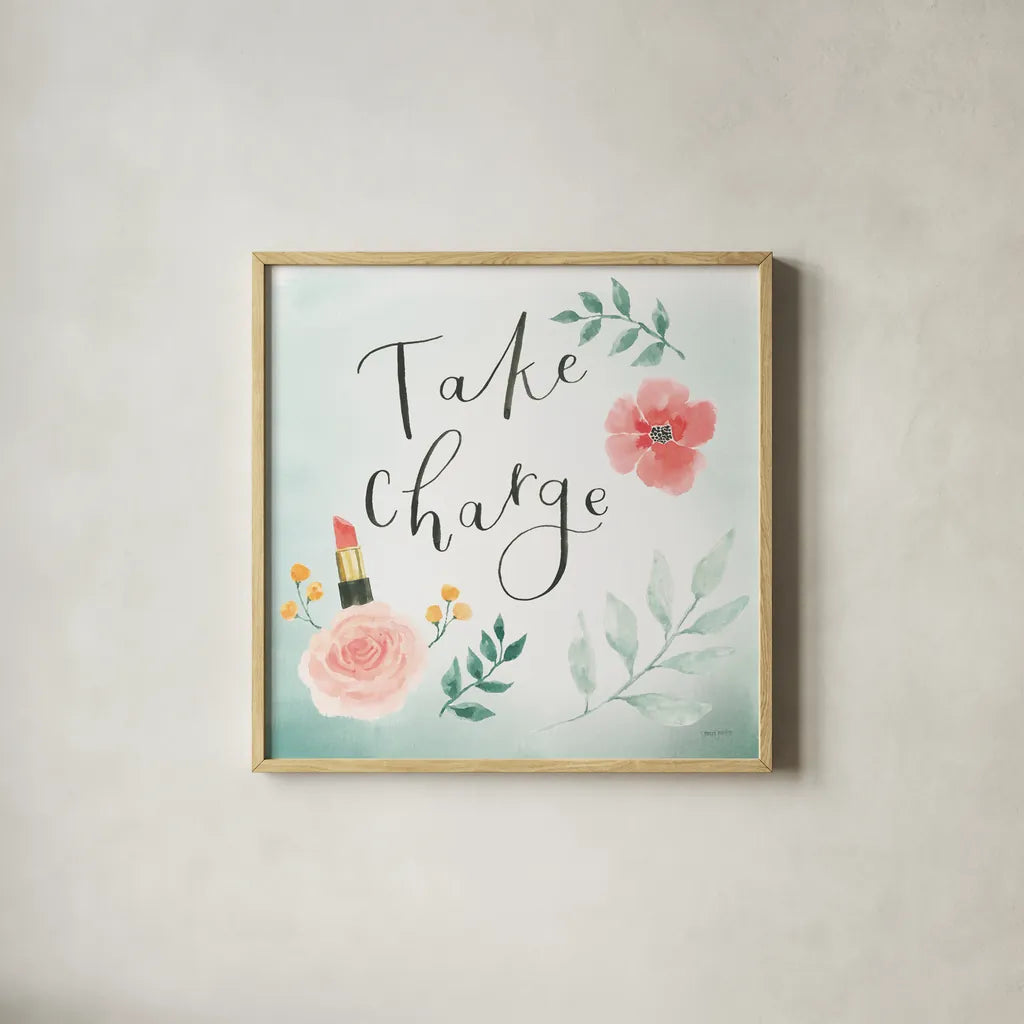 Chase Dreams IV Green by Jenaya Jackson. Shown in a natural wood glass frame for a timeless modern aesthetic. Available as an archival giclee rolled canvas, fine art paper, or poster print. SKU 56193a.