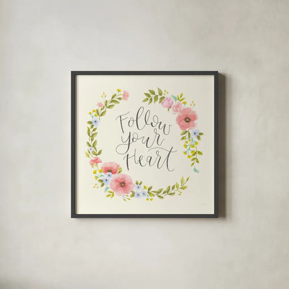 Cottage Nostalgia II by Jenaya Jackson. Shown in a sleek black glass frame for a contemporary gallery look. Available as an archival giclee rolled canvas, fine art paper, or poster print. SKU 68531a.