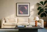 Cottage Nostalgia II by Jenaya Jackson. Displayed in a glass frame with matte in a clean modern living room. Available as an archival giclee rolled canvas, fine art paper, or poster print. SKU 71475a.