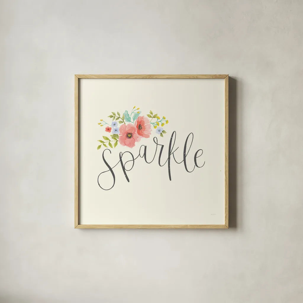 Cottage Nostalgia VI by Jenaya Jackson. Shown in a natural wood glass frame for a timeless modern aesthetic. Available as an archival giclee rolled canvas, fine art paper, or poster print. SKU 68535a.