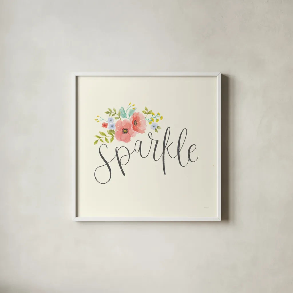 Cottage Nostalgia VI by Jenaya Jackson. Shown in a crisp white glass frame for a clean and minimalist style. Available as an archival giclee rolled canvas, fine art paper, or poster print. SKU 68535a.