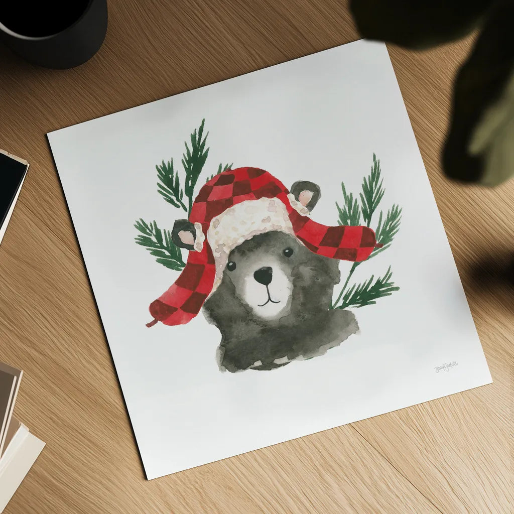 Critter Greetings V by Jenaya Jackson. Shown as a detailed flat fine art print, highlighting archival giclee quality. Available as an archival giclee rolled canvas, fine art paper, or poster print. SKU 83577a.