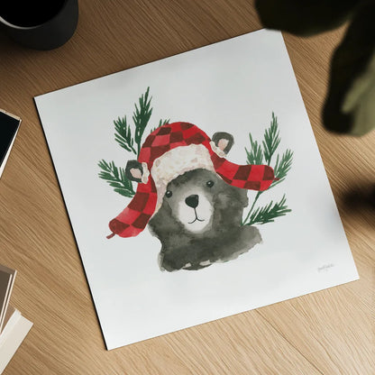 Critter Greetings V by Jenaya Jackson. Shown as a detailed flat fine art print, highlighting archival giclee quality. Available as an archival giclee rolled canvas, fine art paper, or poster print. SKU 83577a.