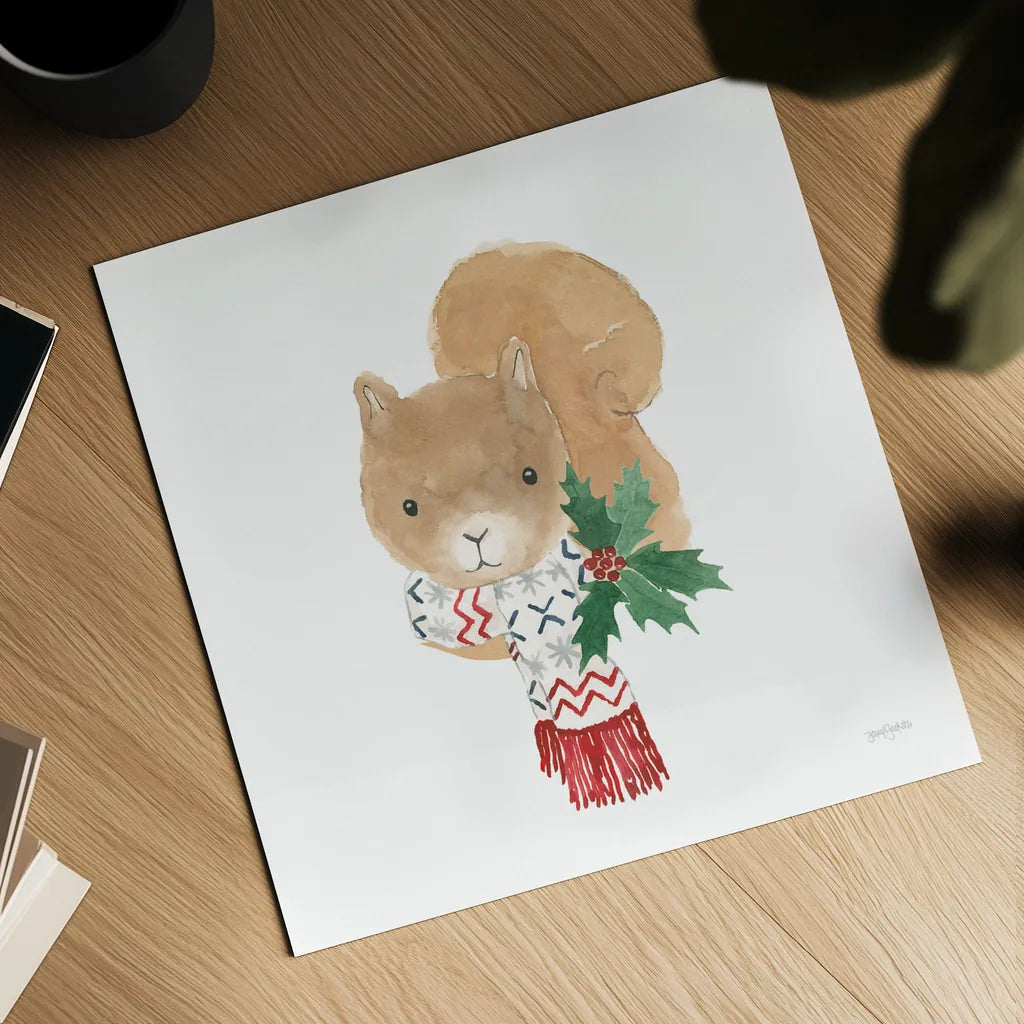 Critter Greetings VI by Jenaya Jackson. Shown as a detailed flat fine art print, highlighting archival giclee quality. Available as an archival giclee rolled canvas, fine art paper, or poster print. SKU 83578a.