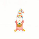 Easter Gnomes II Bright by Jenaya Jackson. SKU 75759a. Archival Giclee Fine art print for wall decor.