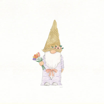 Easter Gnomes III by Jenaya Jackson. SKU 73264a. Archival Giclee Fine art print for wall decor.