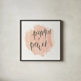 Girl Boss I by Jenaya Jackson. Shown in a sleek black glass frame for a contemporary gallery look. Available as an archival giclee rolled canvas, fine art paper, or poster print. SKU 77094a.