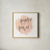 Girl Boss I by Jenaya Jackson. Shown in a natural wood glass frame for a timeless modern aesthetic. Available as an archival giclee rolled canvas, fine art paper, or poster print. SKU 77094a.