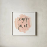 Girl Boss I by Jenaya Jackson. Shown in a crisp white glass frame for a clean and minimalist style. Available as an archival giclee rolled canvas, fine art paper, or poster print. SKU 77094a.