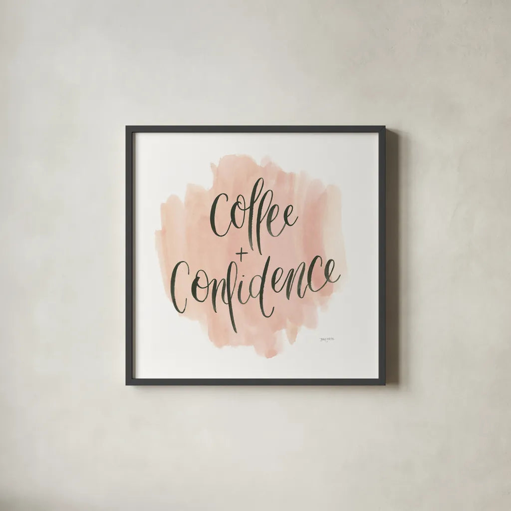 Girl Boss III by Jenaya Jackson. Shown in a sleek black glass frame for a contemporary gallery look. Available as an archival giclee rolled canvas, fine art paper, or poster print. SKU 77096a.