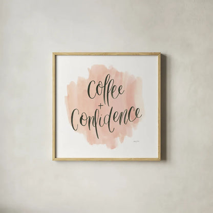 Girl Boss III by Jenaya Jackson. Shown in a natural wood glass frame for a timeless modern aesthetic. Available as an archival giclee rolled canvas, fine art paper, or poster print. SKU 77096a.