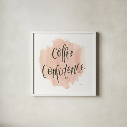 Girl Boss III by Jenaya Jackson. Shown in a crisp white glass frame for a clean and minimalist style. Available as an archival giclee rolled canvas, fine art paper, or poster print. SKU 77096a.