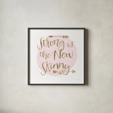 Girl Power I by Jenaya Jackson. Shown in a sleek black glass frame for a contemporary gallery look. Available as an archival giclee rolled canvas, fine art paper, or poster print. SKU 34604a.