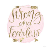 Girl Power I Strong and Fearless by Jenaya Jackson. SKU 37493a. Archival Giclee Fine art print for wall decor.