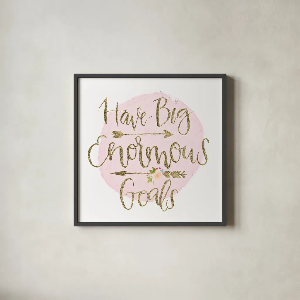 Girl Power II by Jenaya Jackson. Shown in a sleek black glass frame for a contemporary gallery look. Available as an archival giclee rolled canvas, fine art paper, or poster print. SKU 34605a.