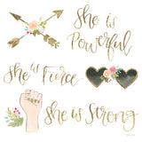 Girl Power IV by Jenaya Jackson. SKU 34607a. Archival Giclee Fine art print for wall decor.