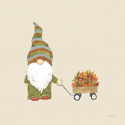 Harvest Gnomes II Neutral by Jenaya Jackson. SKU 74805a. Archival Giclee Fine art print for wall decor.