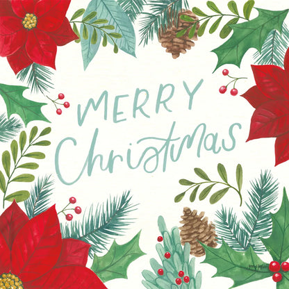 Holly and Pine I by Jenaya Jackson. SKU 86601a. Archival Giclee Fine art print for wall decor.