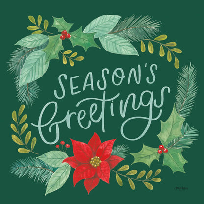 Holly and Pine II by Jenaya Jackson. SKU 86602a. Archival Giclee Fine art print for wall decor.