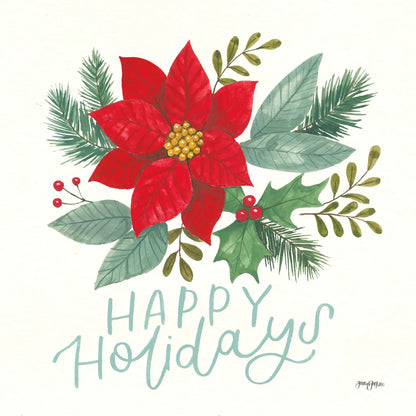 Holly and Pine IV by Jenaya Jackson. SKU 86604a. Archival Giclee Fine art print for wall decor.