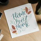 Home Sweet Home I by Jenaya Jackson. Shown as a detailed flat fine art print, highlighting archival giclee quality. Available as an archival giclee rolled canvas, fine art paper, or poster print. SKU 62724a.