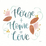 Home Sweet Home III by Jenaya Jackson. SKU 62726a. Archival Giclee Fine art print for wall decor.
