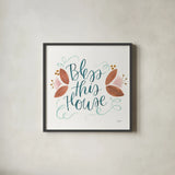 Home Sweet Home IV by Jenaya Jackson. Shown in a sleek black glass frame for a contemporary gallery look. Available as an archival giclee rolled canvas, fine art paper, or poster print. SKU 62727a.