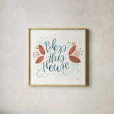Home Sweet Home IV by Jenaya Jackson. Shown in a natural wood glass frame for a timeless modern aesthetic. Available as an archival giclee rolled canvas, fine art paper, or poster print. SKU 62727a.