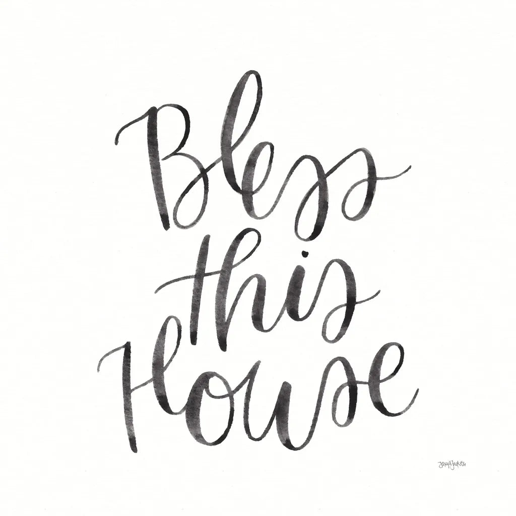 Home Sweet Home IV BW by Jenaya Jackson. SKU 64041a. Archival Giclee Fine art print for wall decor.