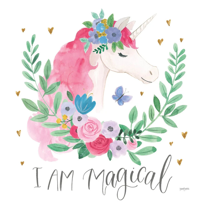 I Am Magical Friends III Butterfly by Jenaya Jackson. SKU 59210a. Archival Giclee Fine art print for wall decor.