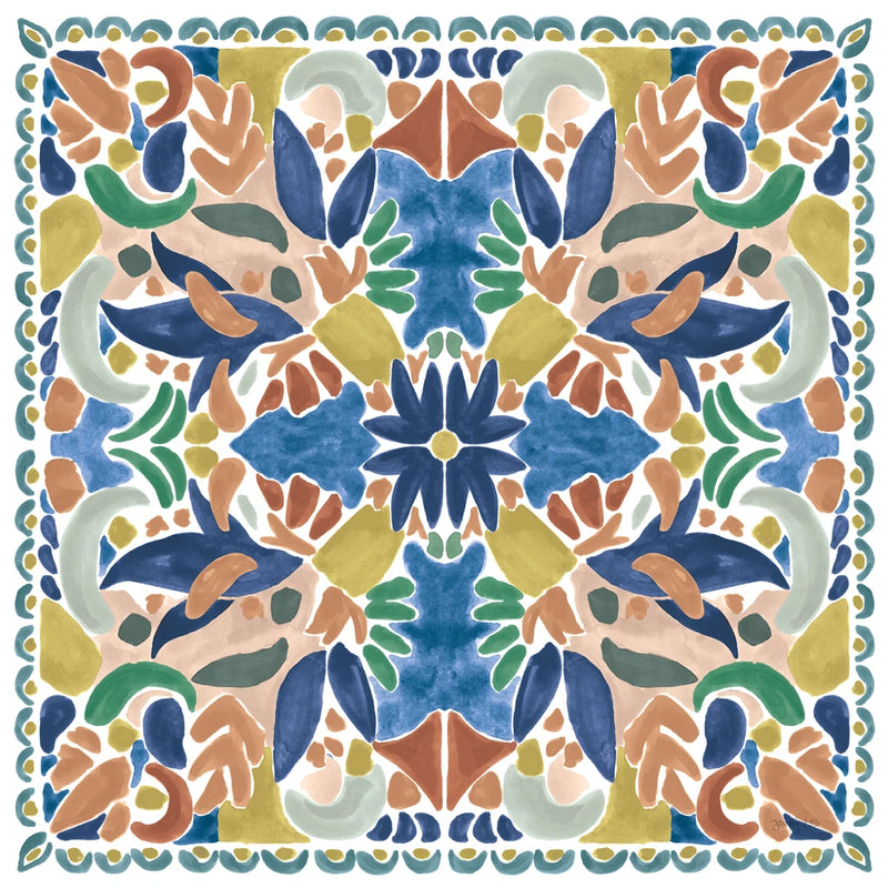 Kaleidoscope Burst I Blue by Jenaya Jackson