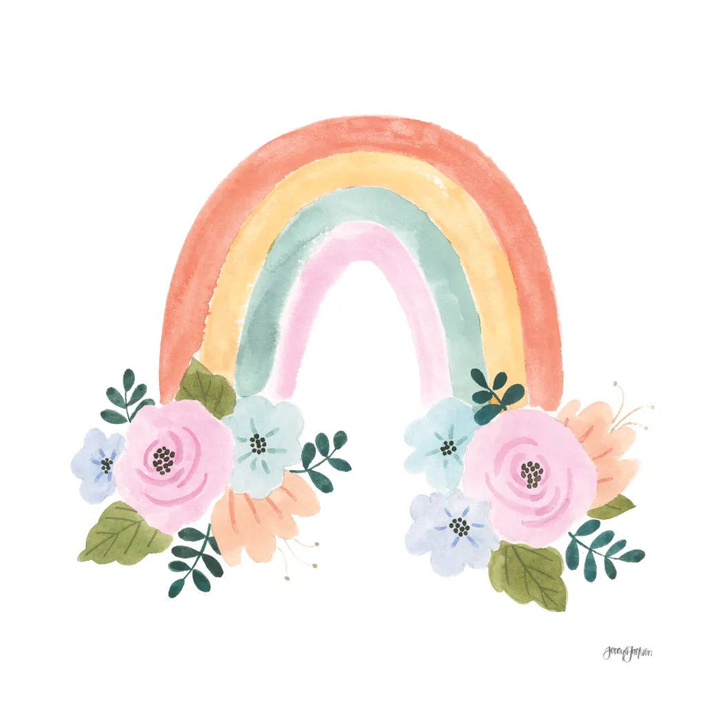 Lets Chase Rainbows I No Words Sq by Jenaya Jackson. SKU 83564a. Archival Giclee Fine art print for wall decor.