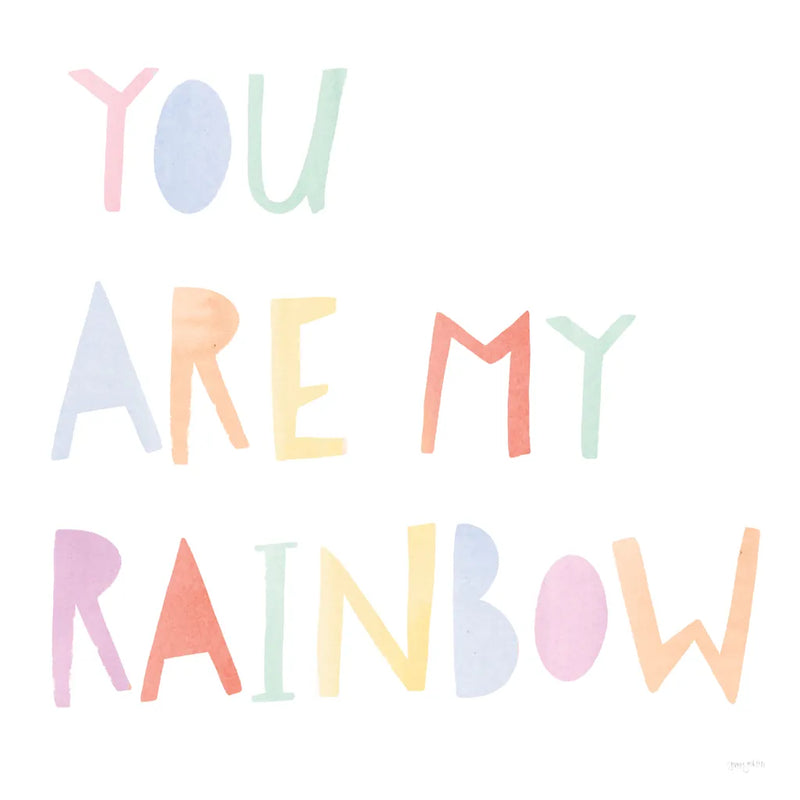 Lets Chase Rainbows X by Jenaya Jackson. SKU 58976a. Archival Giclee Fine art print for wall decor.