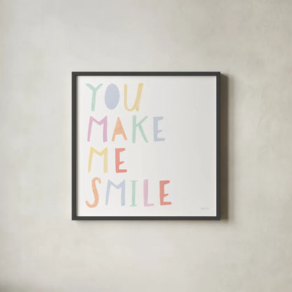 Lets Chase Rainbows XIII by Jenaya Jackson. Shown in a sleek black glass frame for a contemporary gallery look. Available as an archival giclee rolled canvas, fine art paper, or poster print. SKU 58979a.