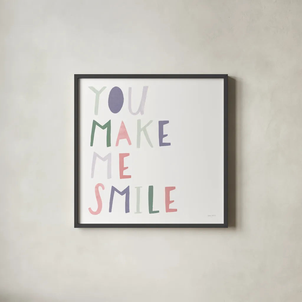 Lets Chase Rainbows XIII Purple by Jenaya Jackson. Shown in a sleek black glass frame for a contemporary gallery look. Available as an archival giclee rolled canvas, fine art paper, or poster print. SKU 72787a.