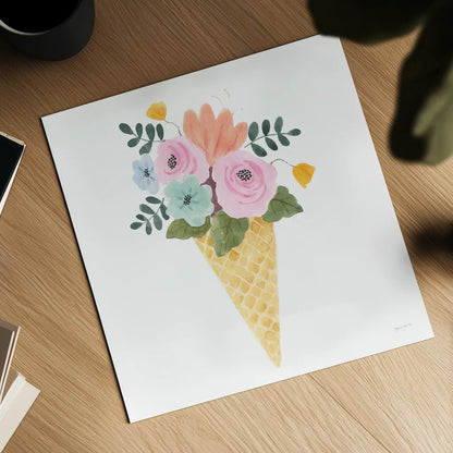 Lets Chase Rainbows XIX by Jenaya Jackson. Shown as a detailed flat fine art print, highlighting archival giclee quality. Available as an archival giclee rolled canvas, fine art paper, or poster print. SKU 58985a.