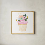 Lets Chase Rainbows XXI by Jenaya Jackson. Shown in a natural wood glass frame for a timeless modern aesthetic. Available as an archival giclee rolled canvas, fine art paper, or poster print. SKU 58987a.