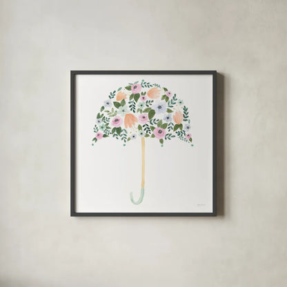 Lets Chase Rainbows XXII by Jenaya Jackson. Shown in a sleek black glass frame for a contemporary gallery look. Available as an archival giclee rolled canvas, fine art paper, or poster print. SKU 58988a.