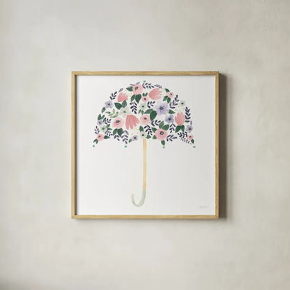 Lets Chase Rainbows XXII Purple by Jenaya Jackson. Shown in a natural wood glass frame for a timeless modern aesthetic. Available as an archival giclee rolled canvas, fine art paper, or poster print. SKU 72786a.