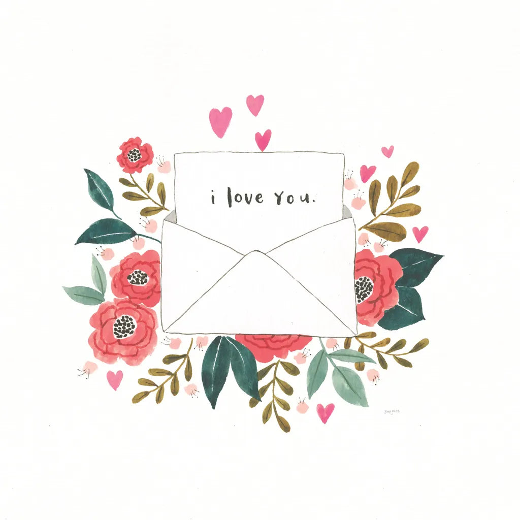 Love Notes I by Jenaya Jackson. SKU 71263a. Archival Giclee Fine art print for wall decor.