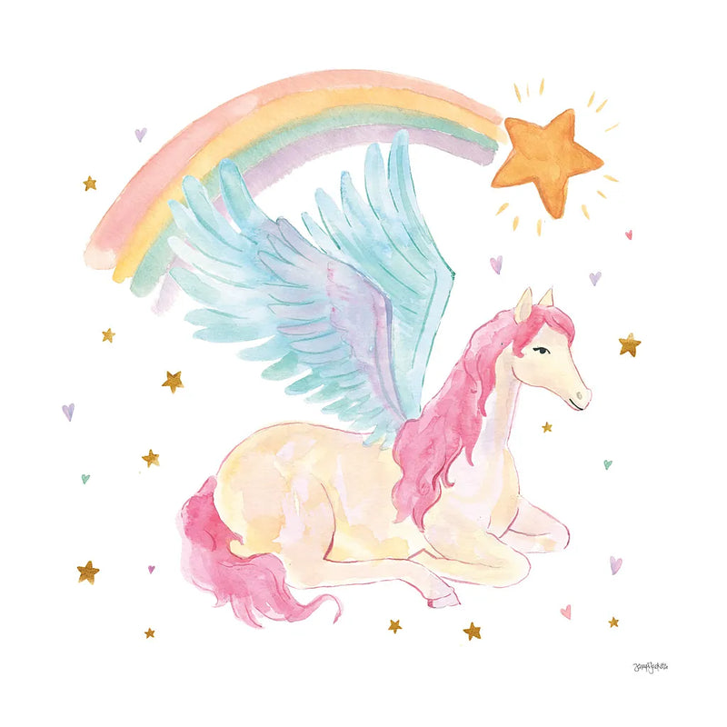Magical Friends II by Jenaya Jackson. SKU 48055a. Archival Giclee Fine art print for wall decor.