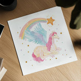Magical Friends II by Jenaya Jackson. Shown as a detailed flat fine art print, highlighting archival giclee quality. Available as an archival giclee rolled canvas, fine art paper, or poster print. SKU 48055a.